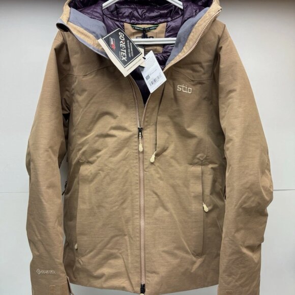 $649! NWT RARE Men's Stio Shot 7 Down GORE-TEX Ski Jacket Chipmunk Heather Small - Picture 1 of 4